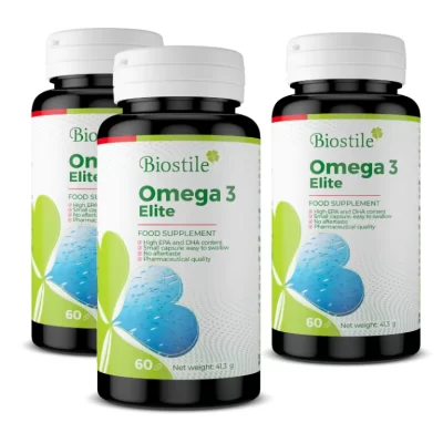Omega 3 Elite 2+1 Gratis Biostile